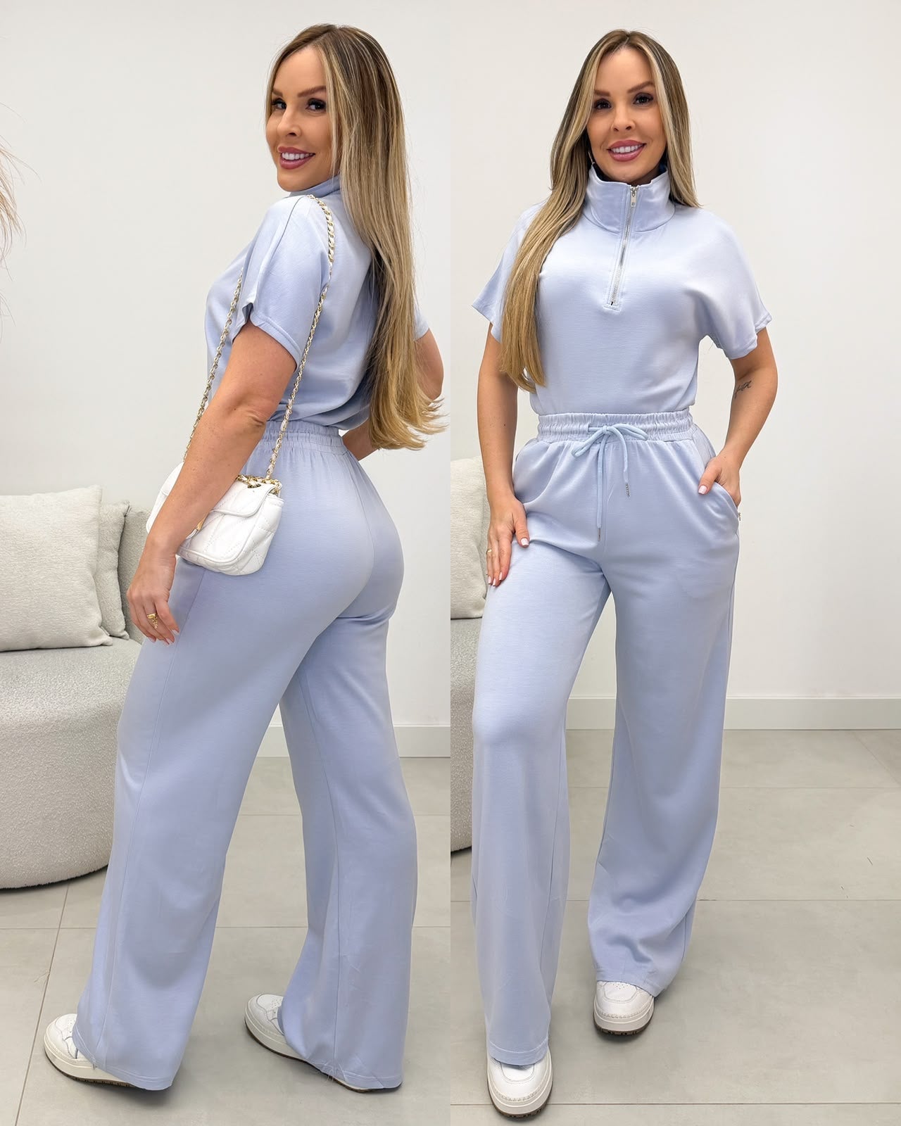 Conjunto Andressa Azul Claro 135578