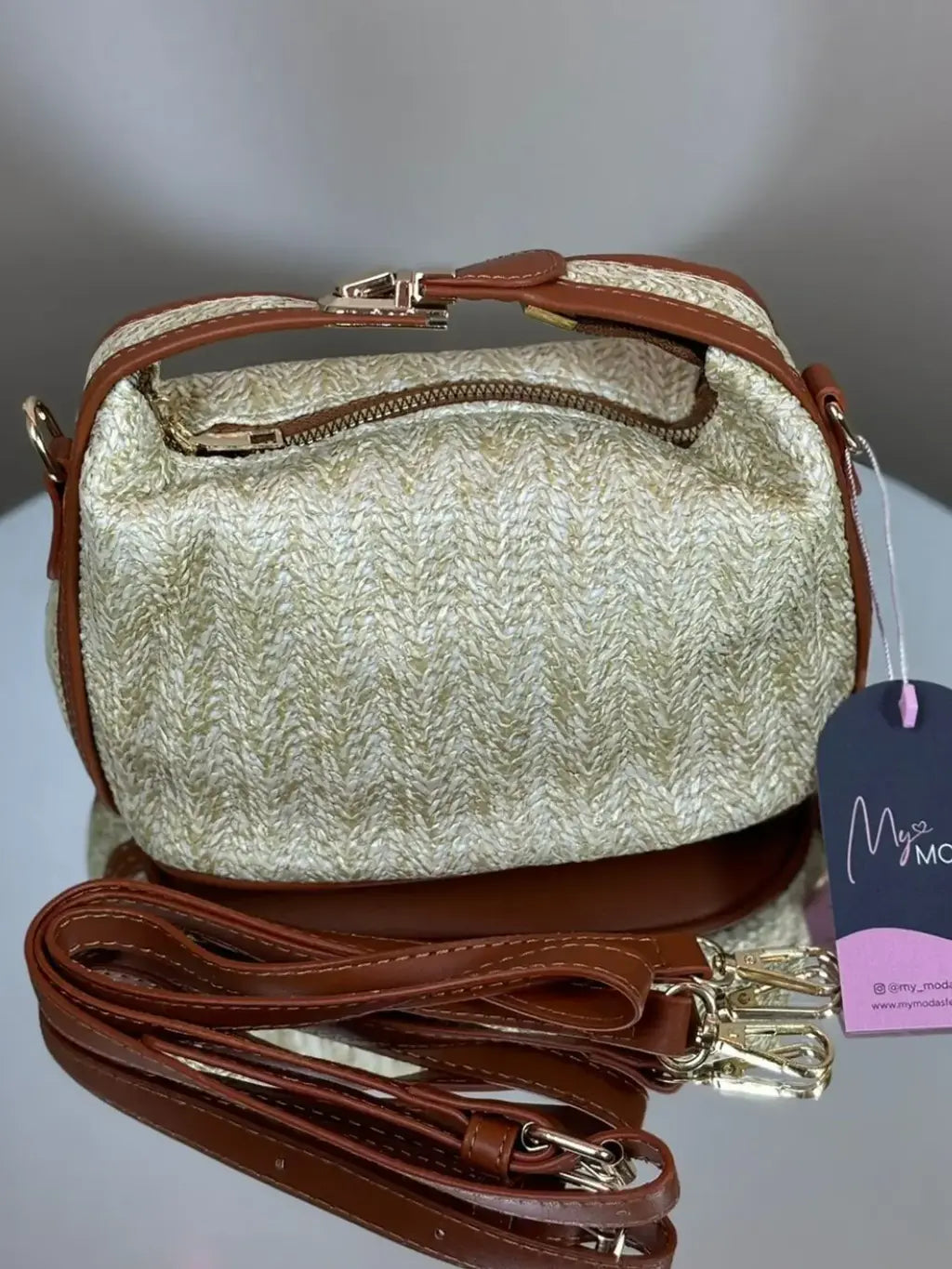 Bag palha Zara