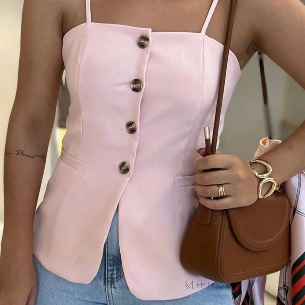Blusa Drika Alfaiataria Marrante