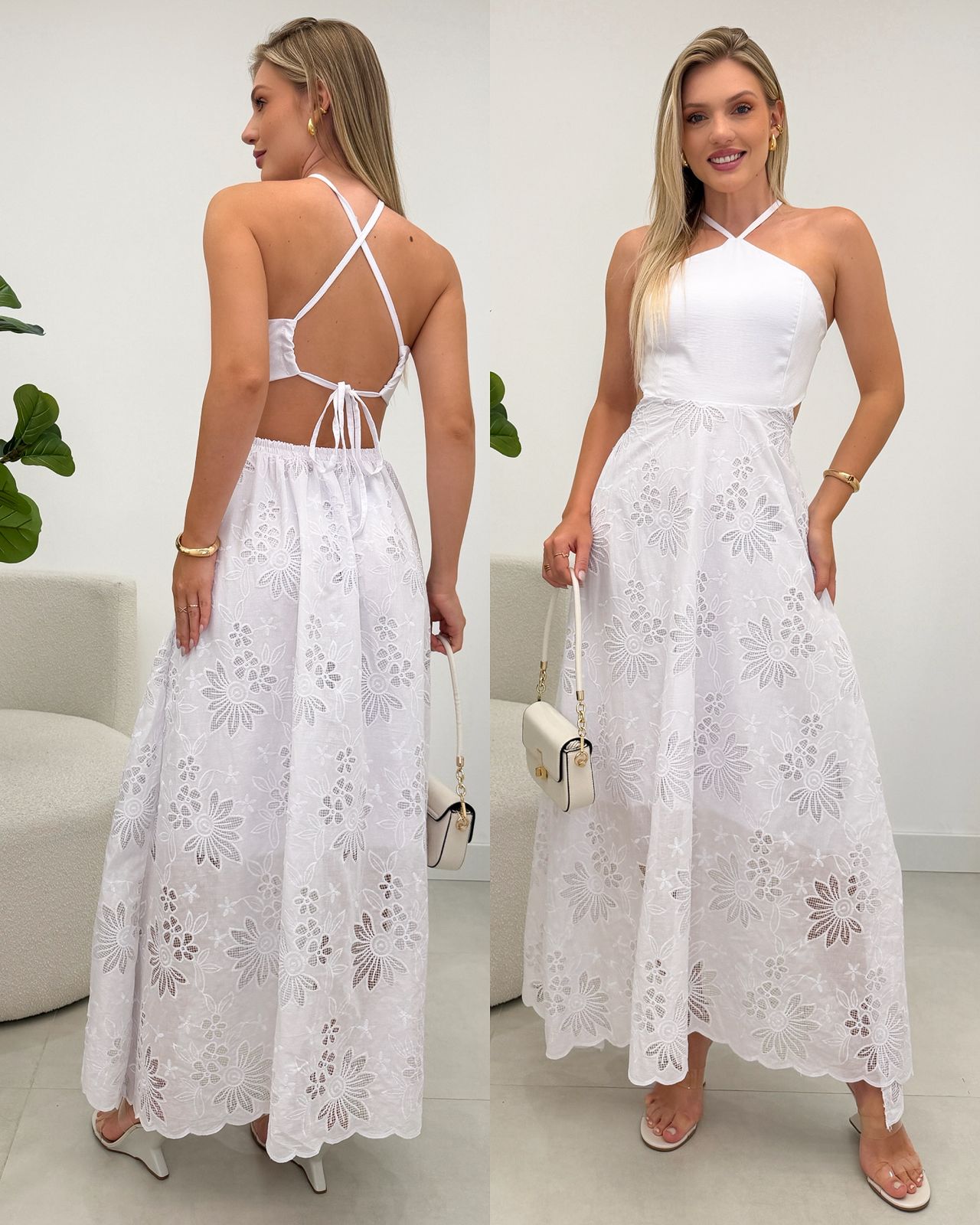 Vestido Tânia Branco 120687