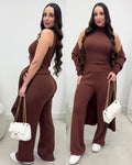 Conjunto Três Peças Marlene Chocolate 134941