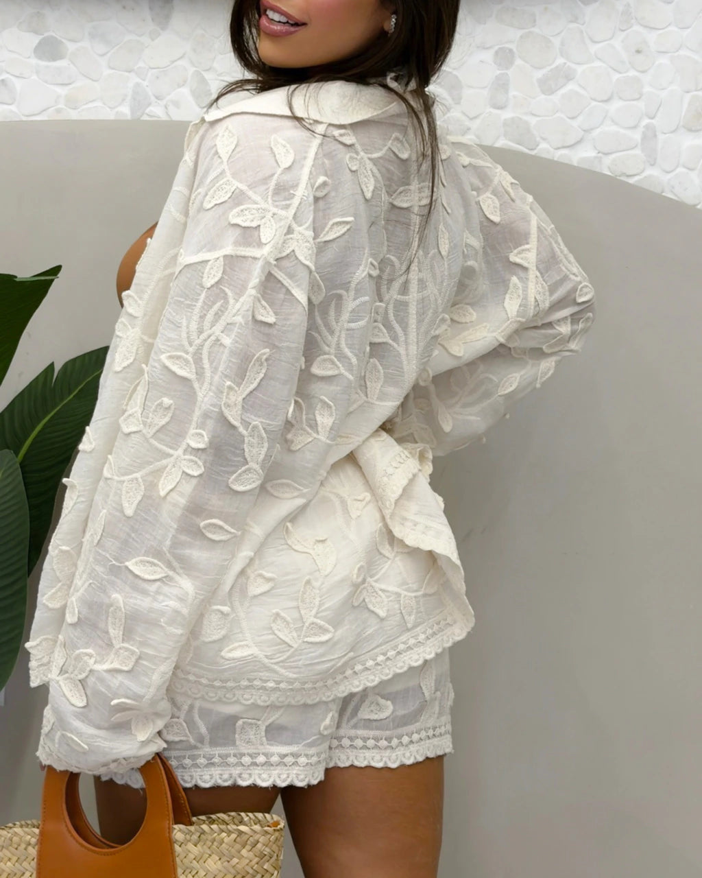 Conjunto Viscolinho Bordado
