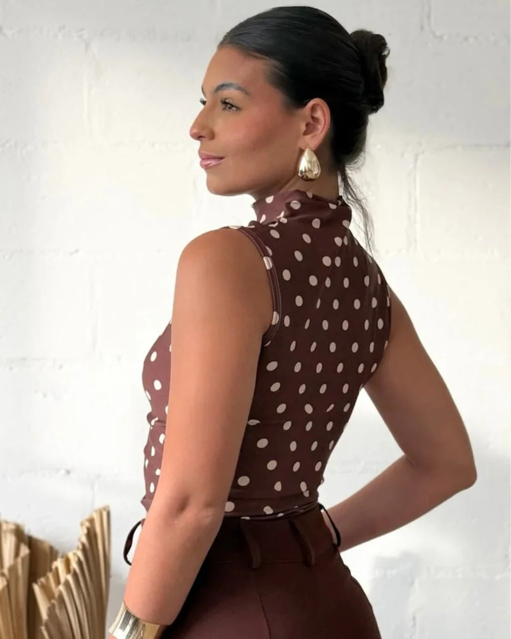 Blusa poá Zara