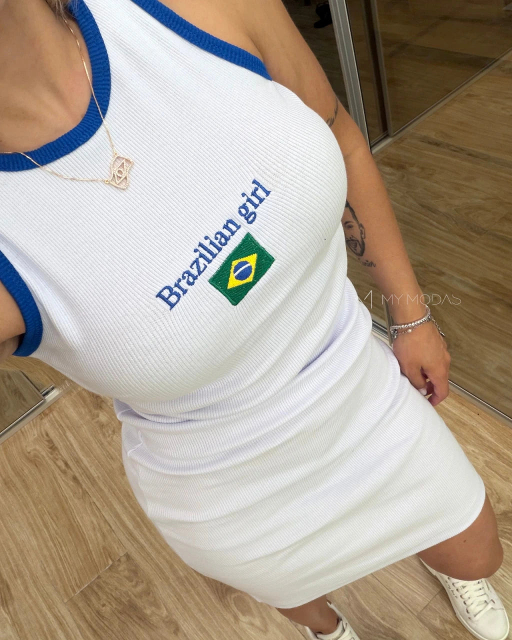 Vestido Brasil nadador