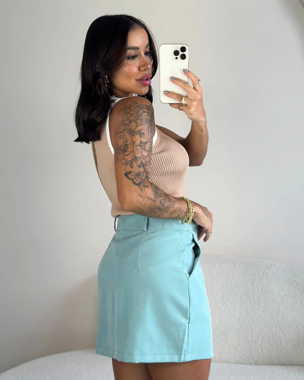 Shorts saia Ágatha