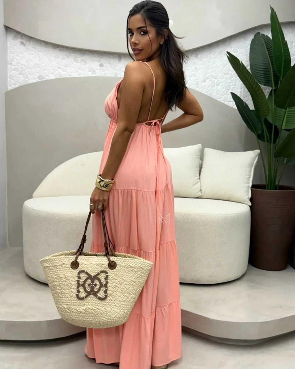 Vestido Rafaelly viscolinho pré lavado