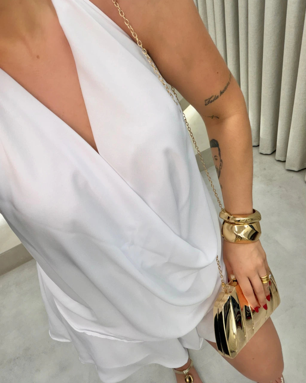 Conjunto Duna blusa e shorts saia