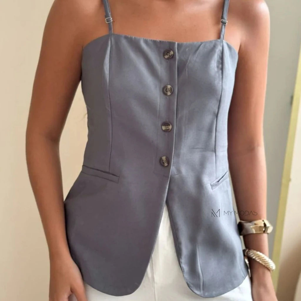 Blusa Drika Alfaiataria Marrante