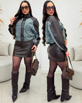 Jaqueta Jeans Erika Marrom 135105