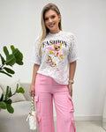 T-shirt Renda Nataly Teddy Off 136309