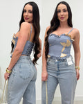 Cropped Dalila Azul Claro 135833