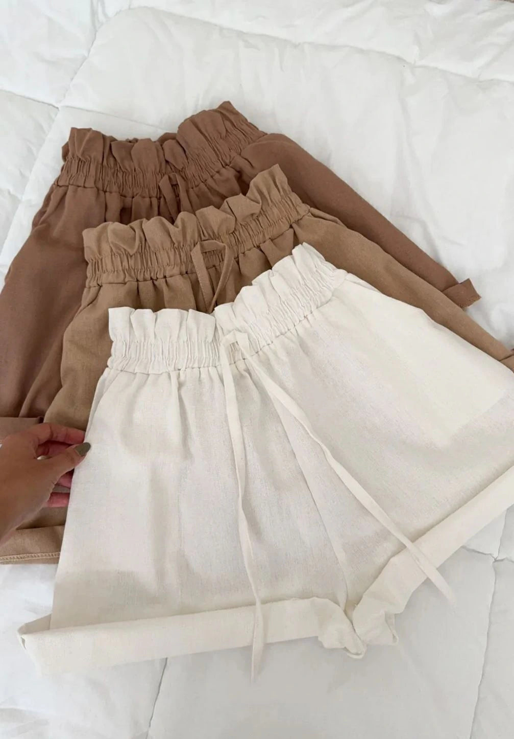 Short Diniz linho