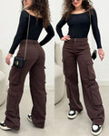 Calça Jeans Delavê Juliane Marrom 129723