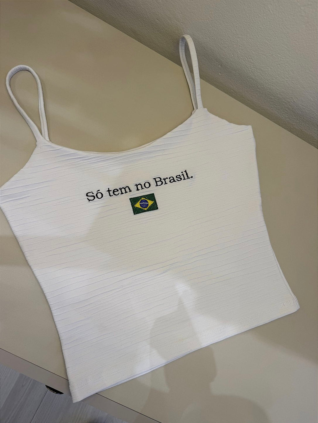 Blusa alcinha Brasileiríssima Branca