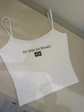 Blusa alcinha Brasileiríssima Branca