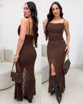 Vestido Lucimara Marrom 134805