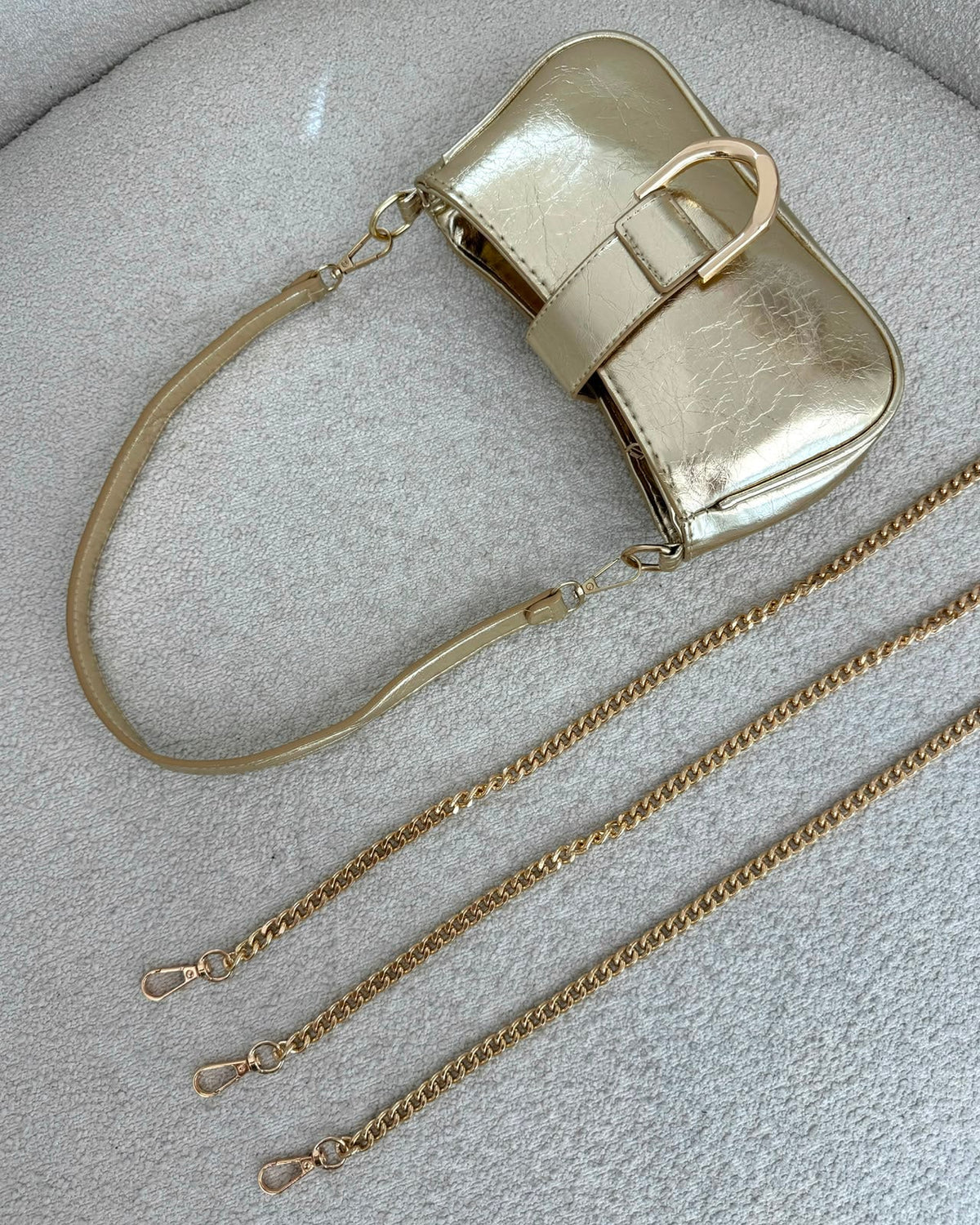 Bolsa Mania Essenza Dourado 135694
