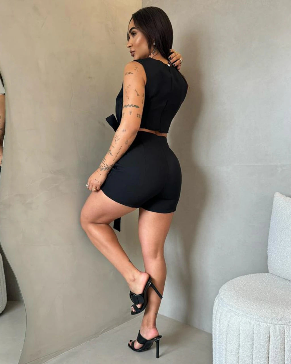 Conjunto Vestido Alfaiataria
