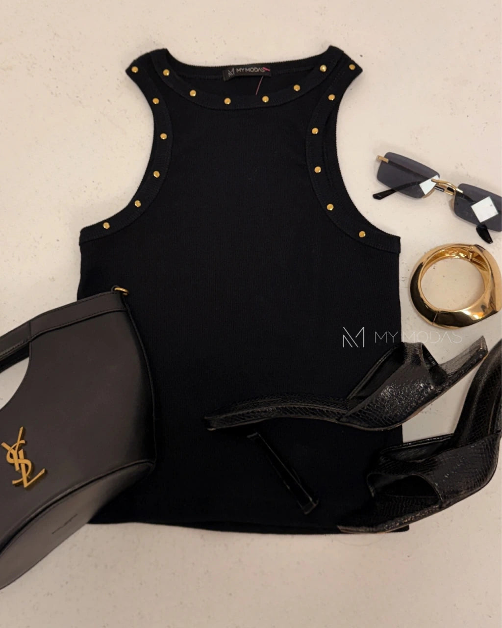 Kit 4 Peças - Regata nadador Ribana algodão