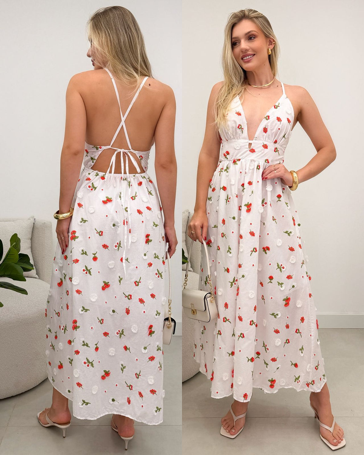 Vestido Sófia Vermelho 119834