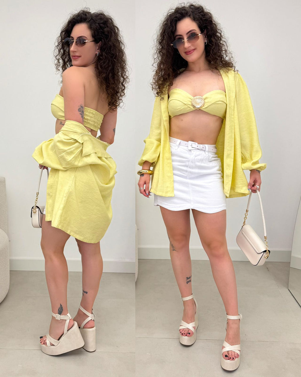 Conjunto Eva Amarelo 123983