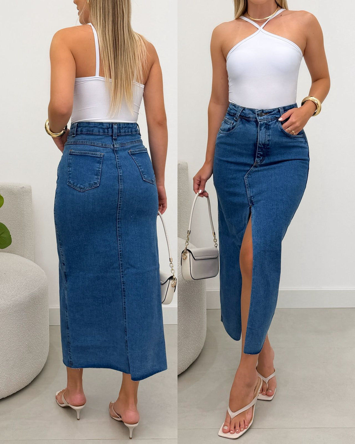 Saia Jeans Ozzo Pequim 123895