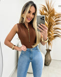 Body Tais Marrom 110120