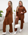 Conjunto Três Peças Lavinia Marrom 134927