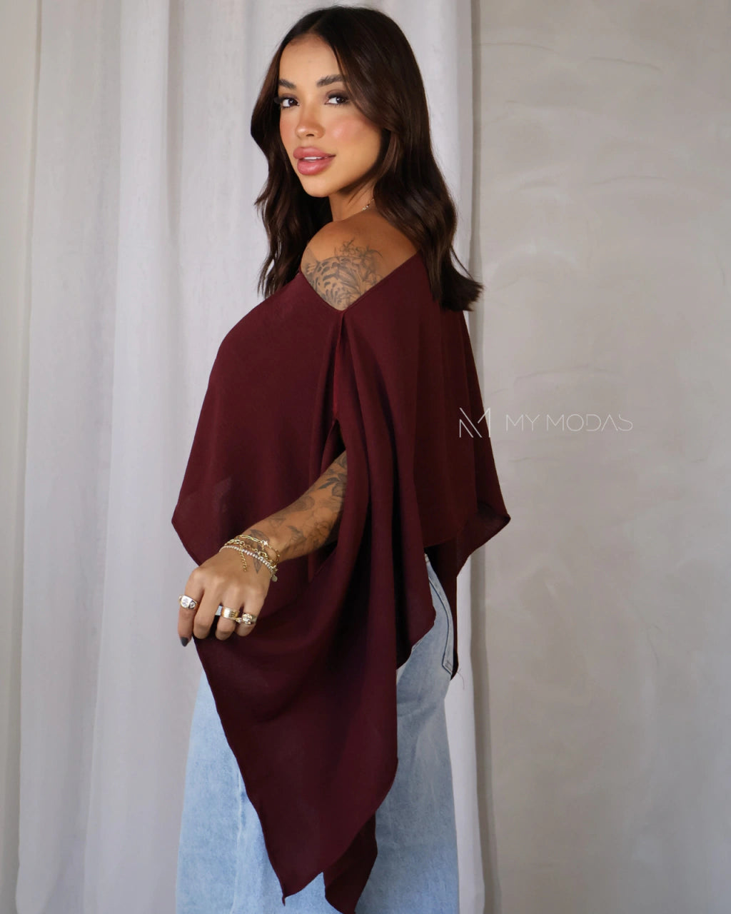 Blusa assimétrica multiformas