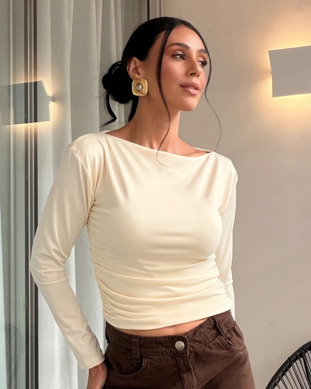 Blusa grapeada iriam