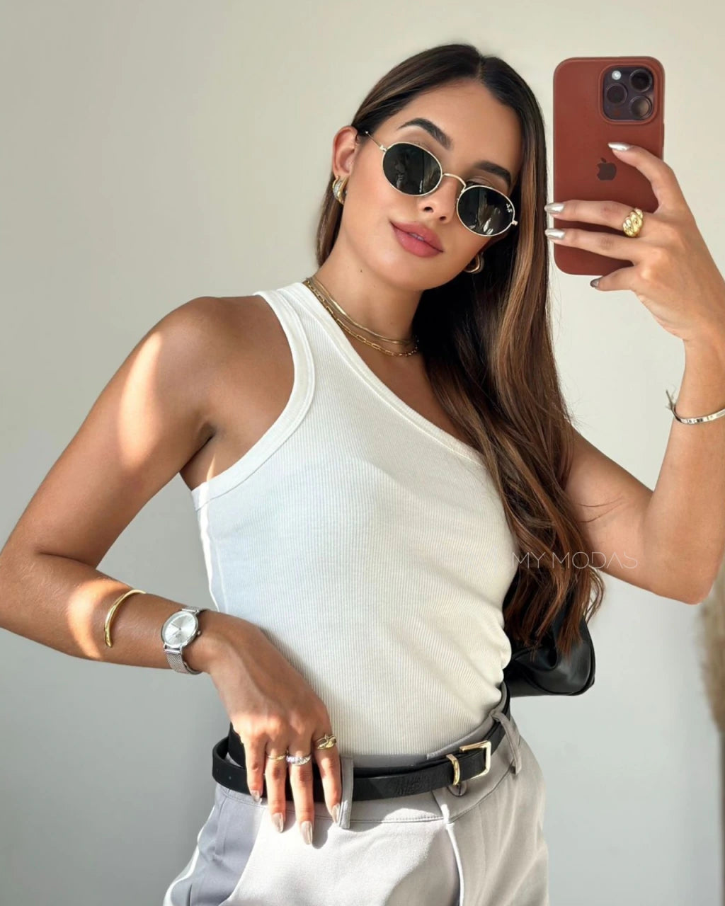 Blusa nula manga Valentina