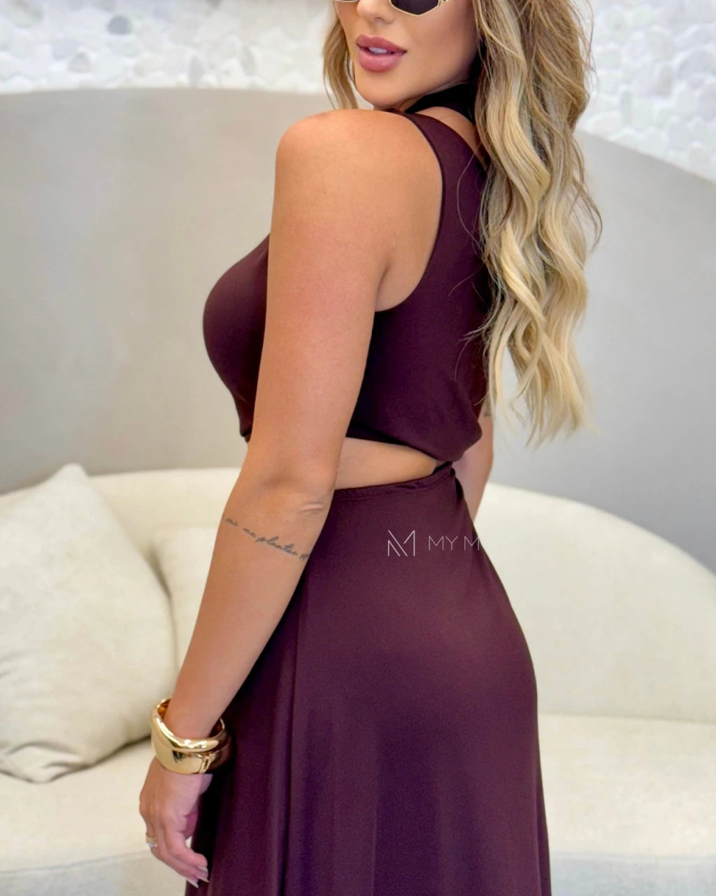 Vestido Longo Poliamida