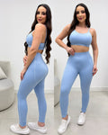 Conjunto Fitness Tamara Azul Bebê 136270