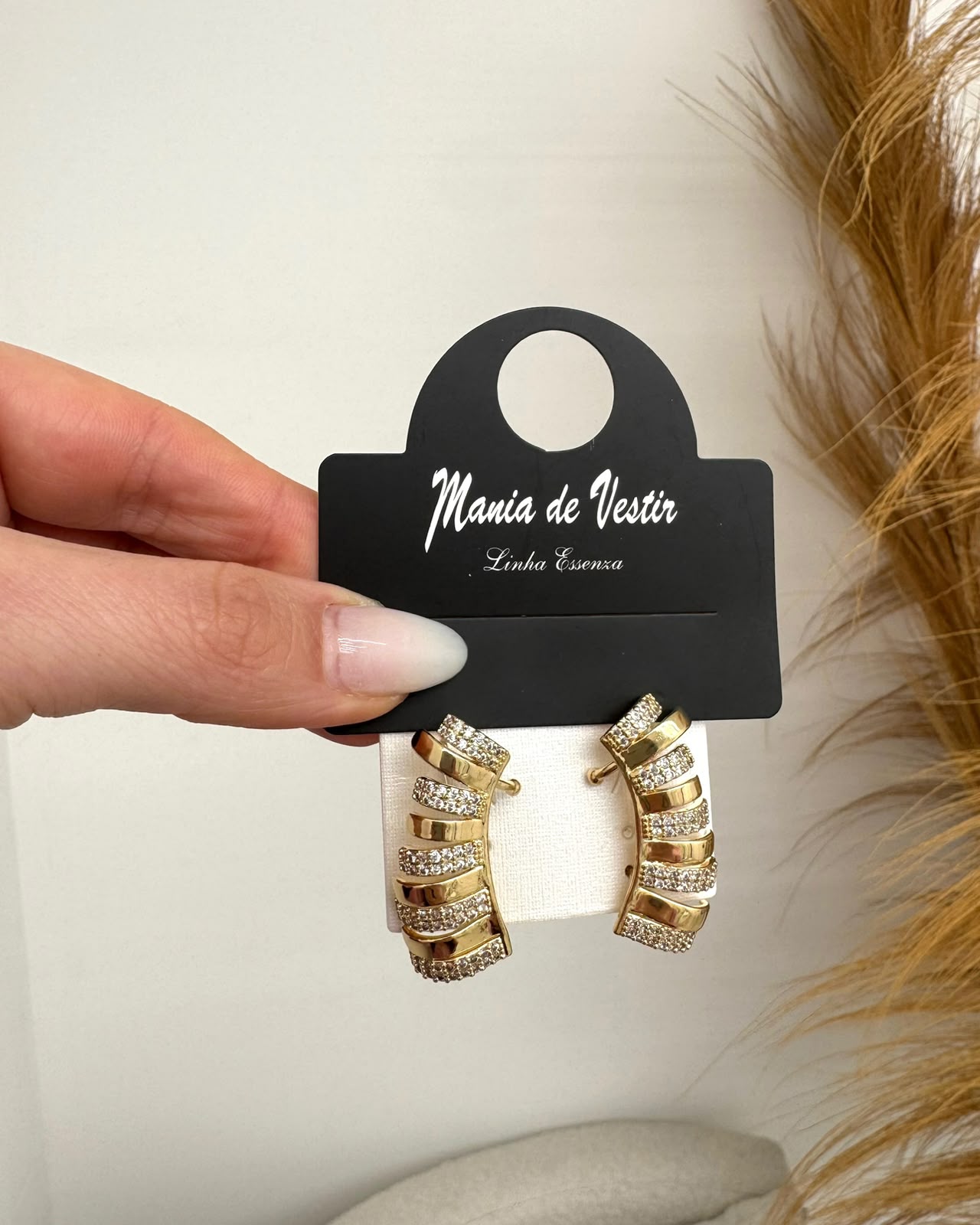 Brinco Mania Essenza Dourado Ear Cuff 134813