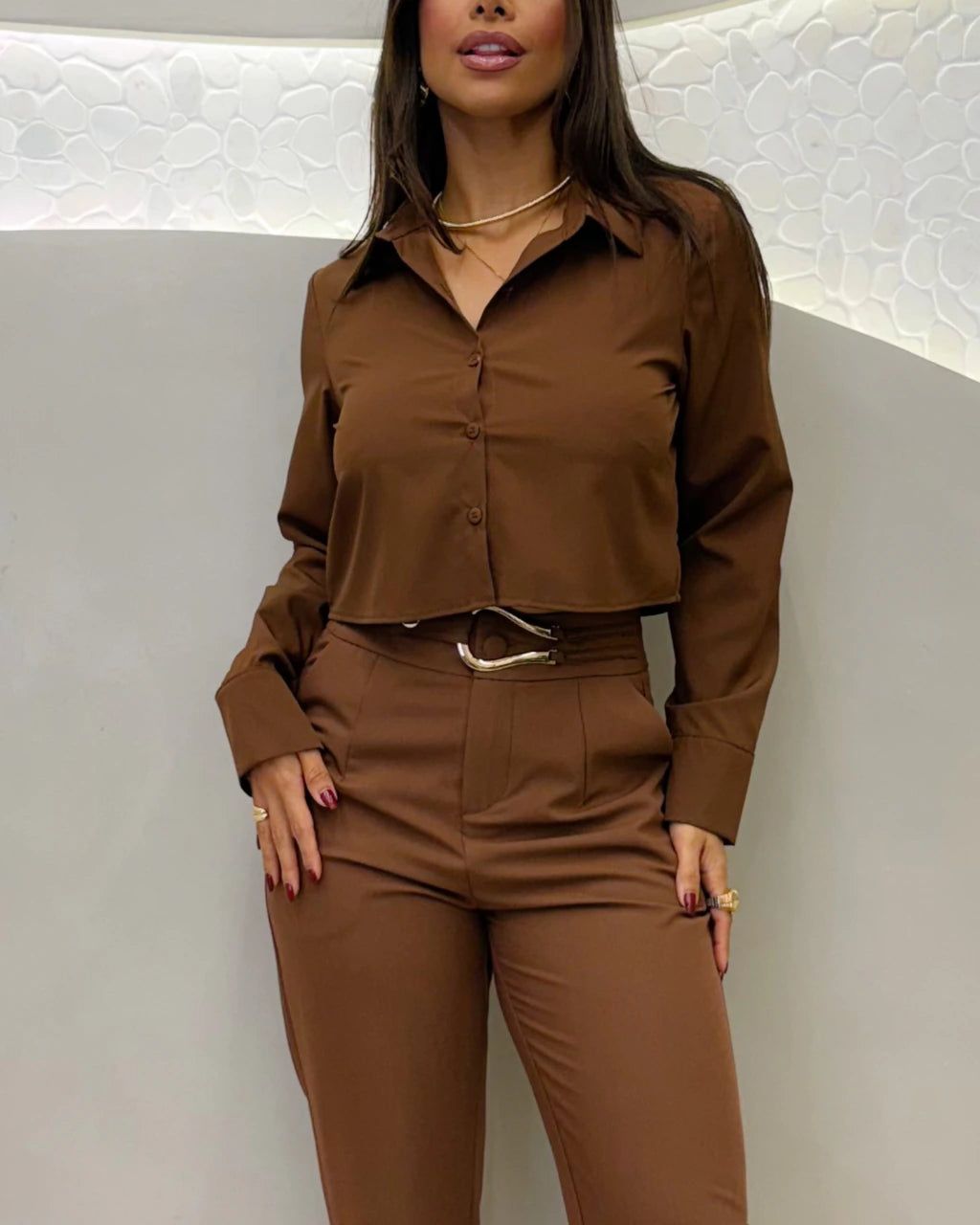Calça Samara afivelada