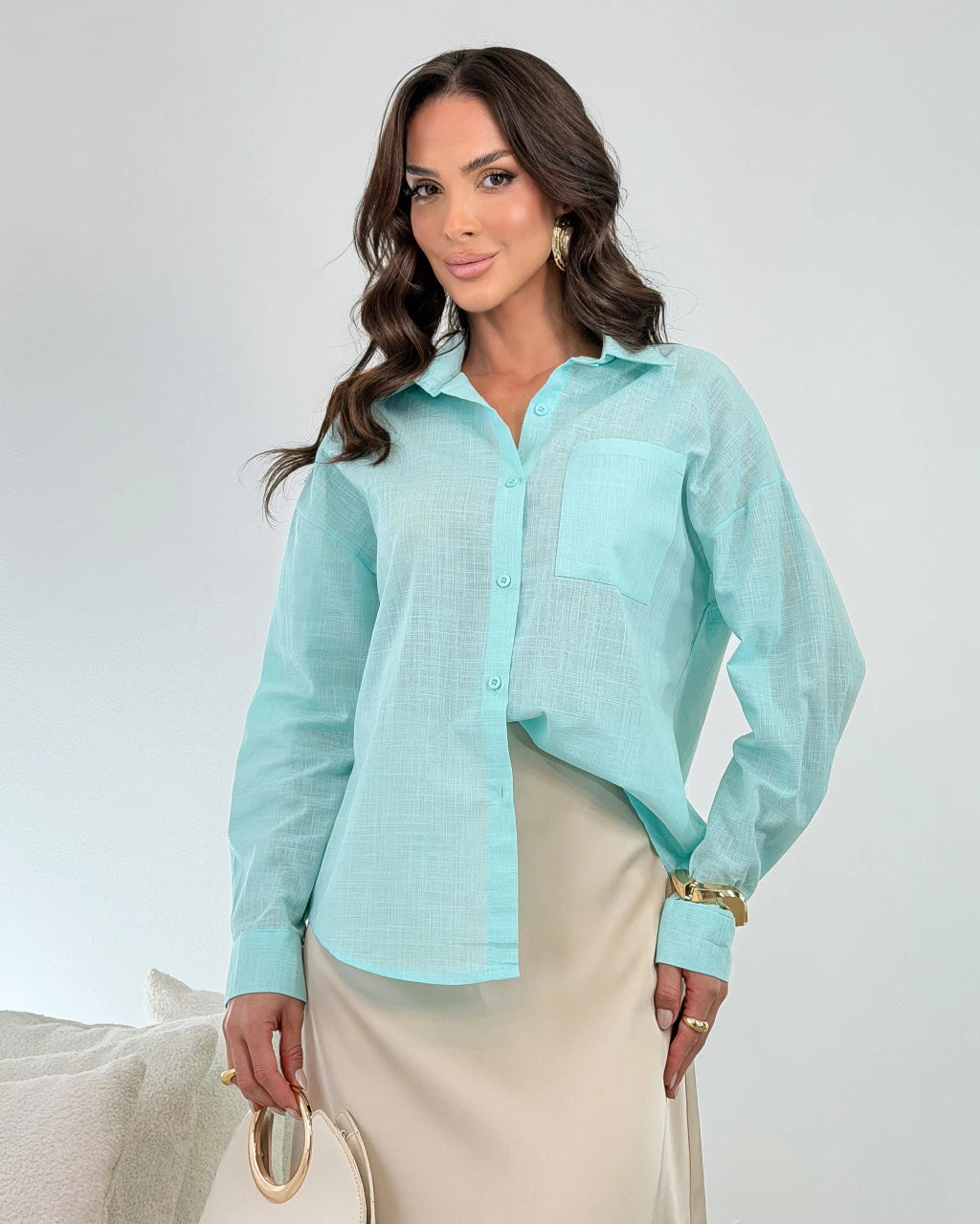 Camisa Thayna com Fenda