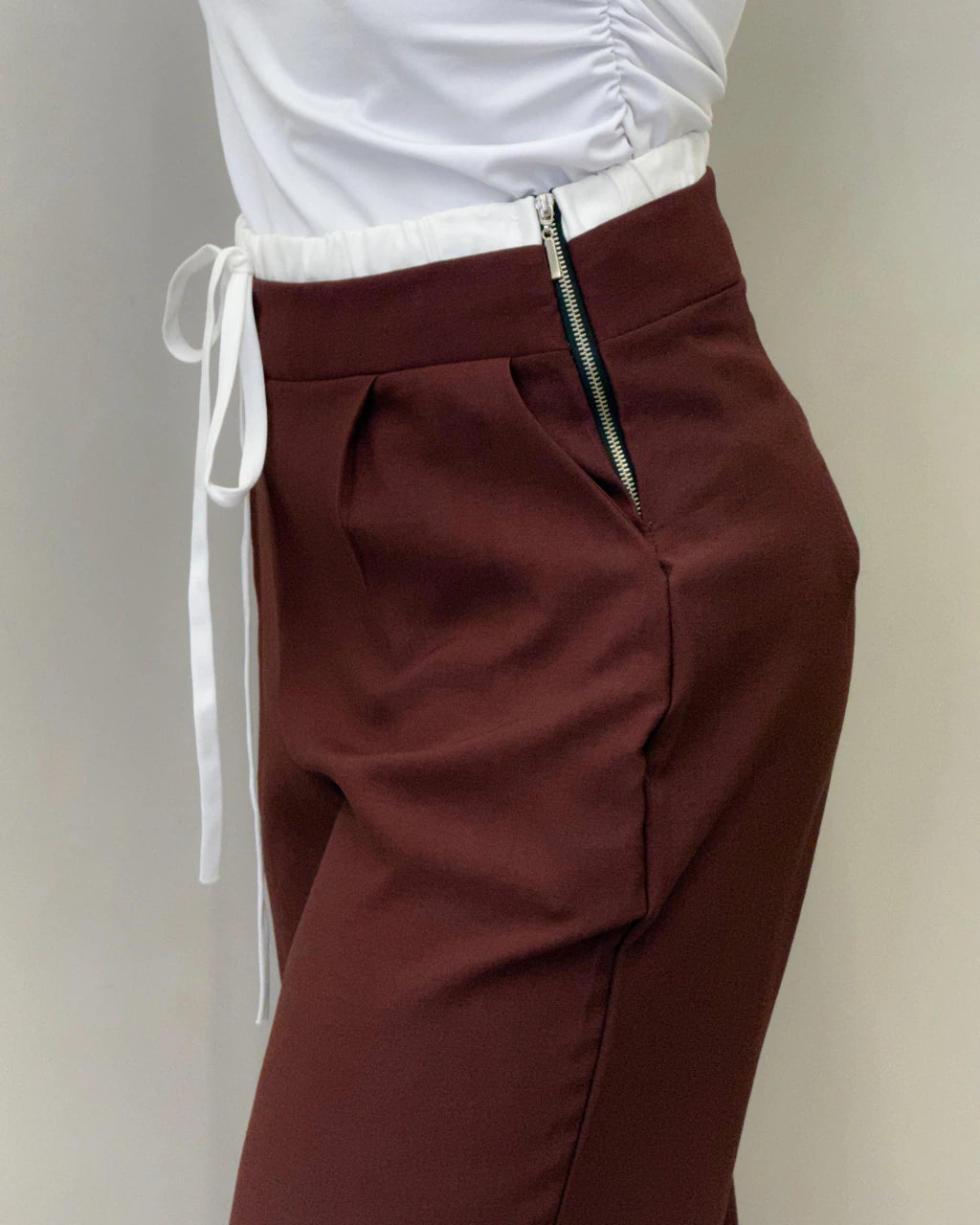 Calça Virgínia cós duplo