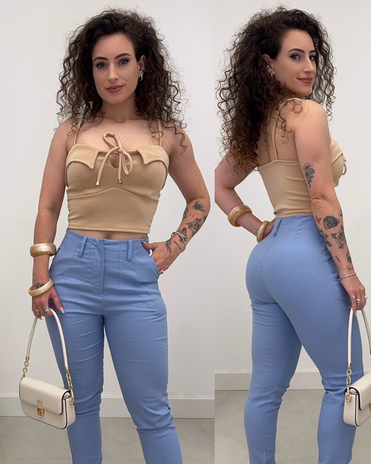 Cropped Isadora Bege 119878