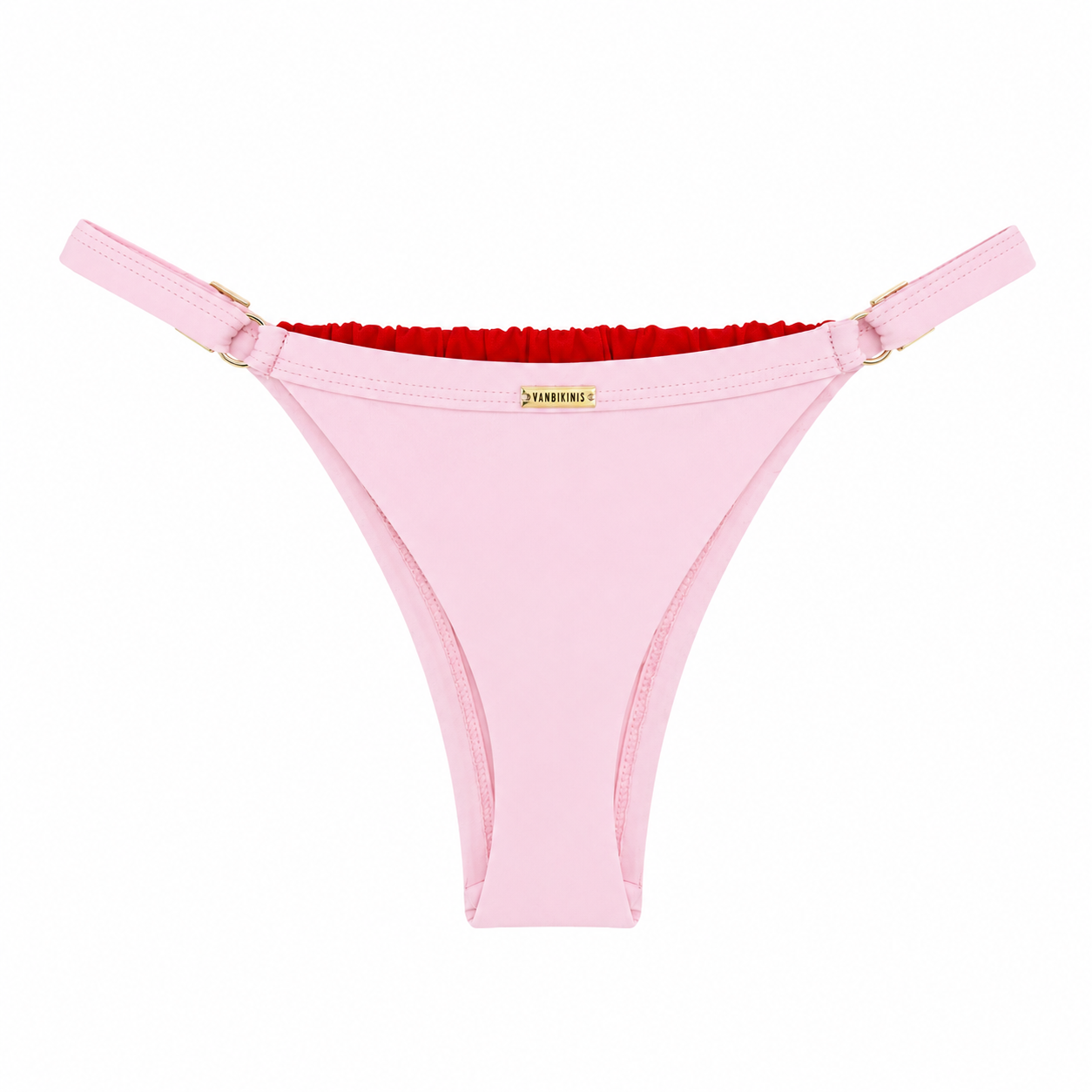 Calcinha Regulagem Positano rosa e vermelho (BUSTO NÃO INCLUSO)
