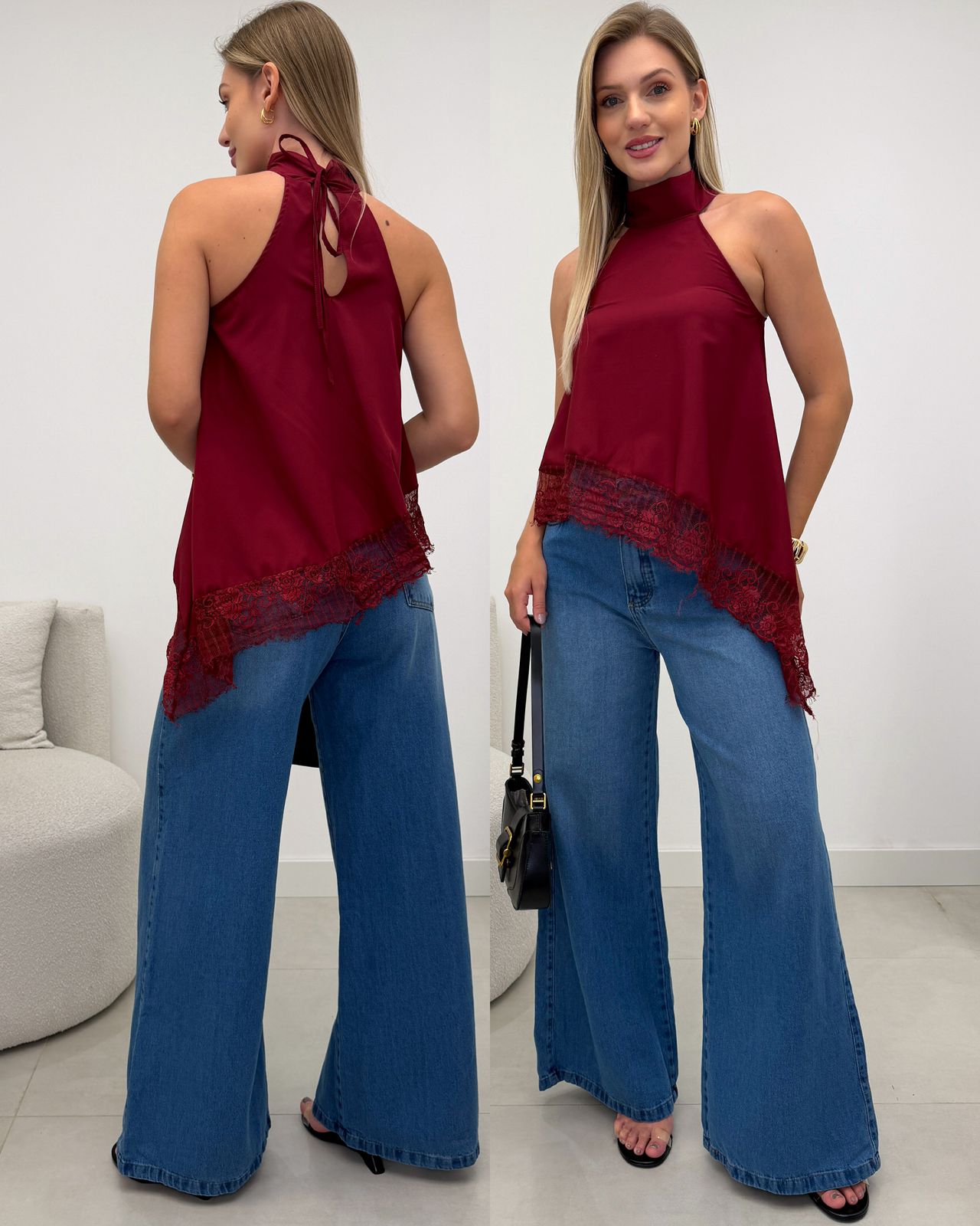 Blusinha Camila Marsala 129499
