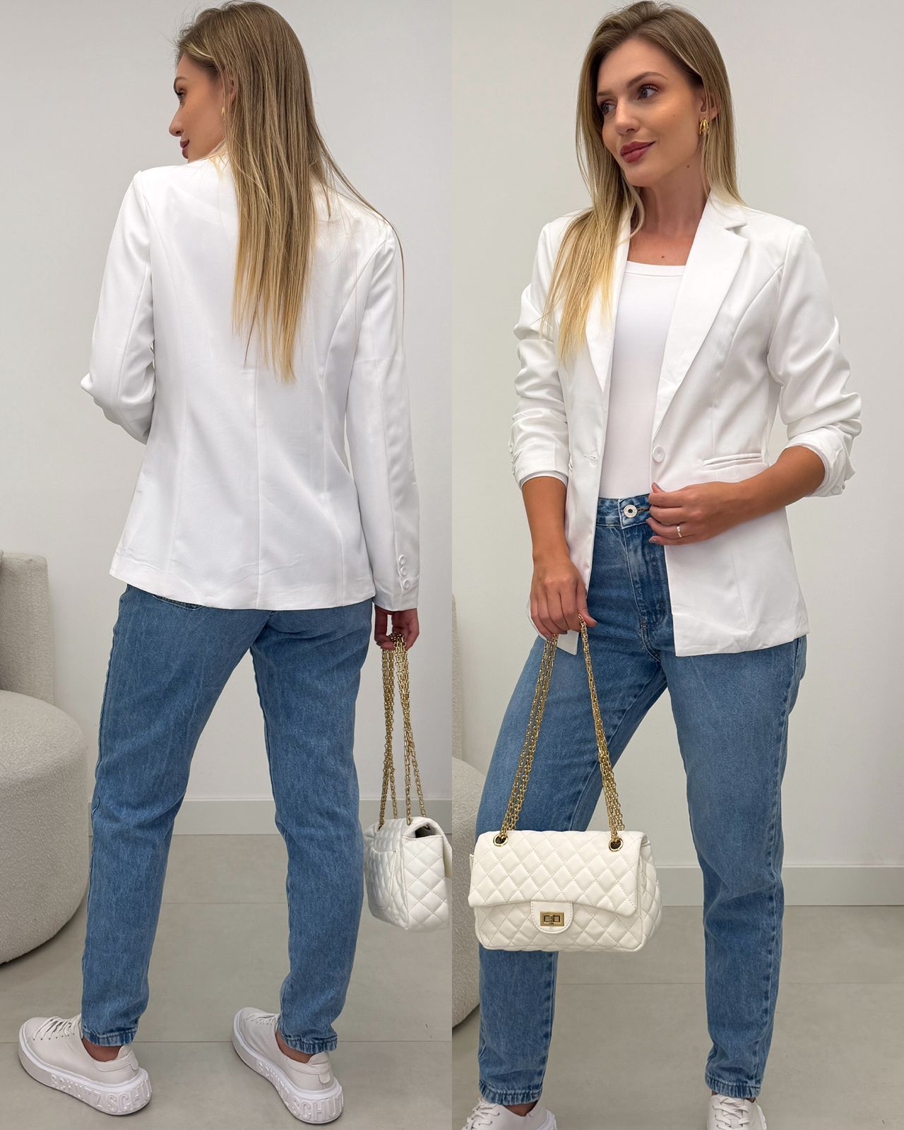 Blazer Sandra Branco 129613