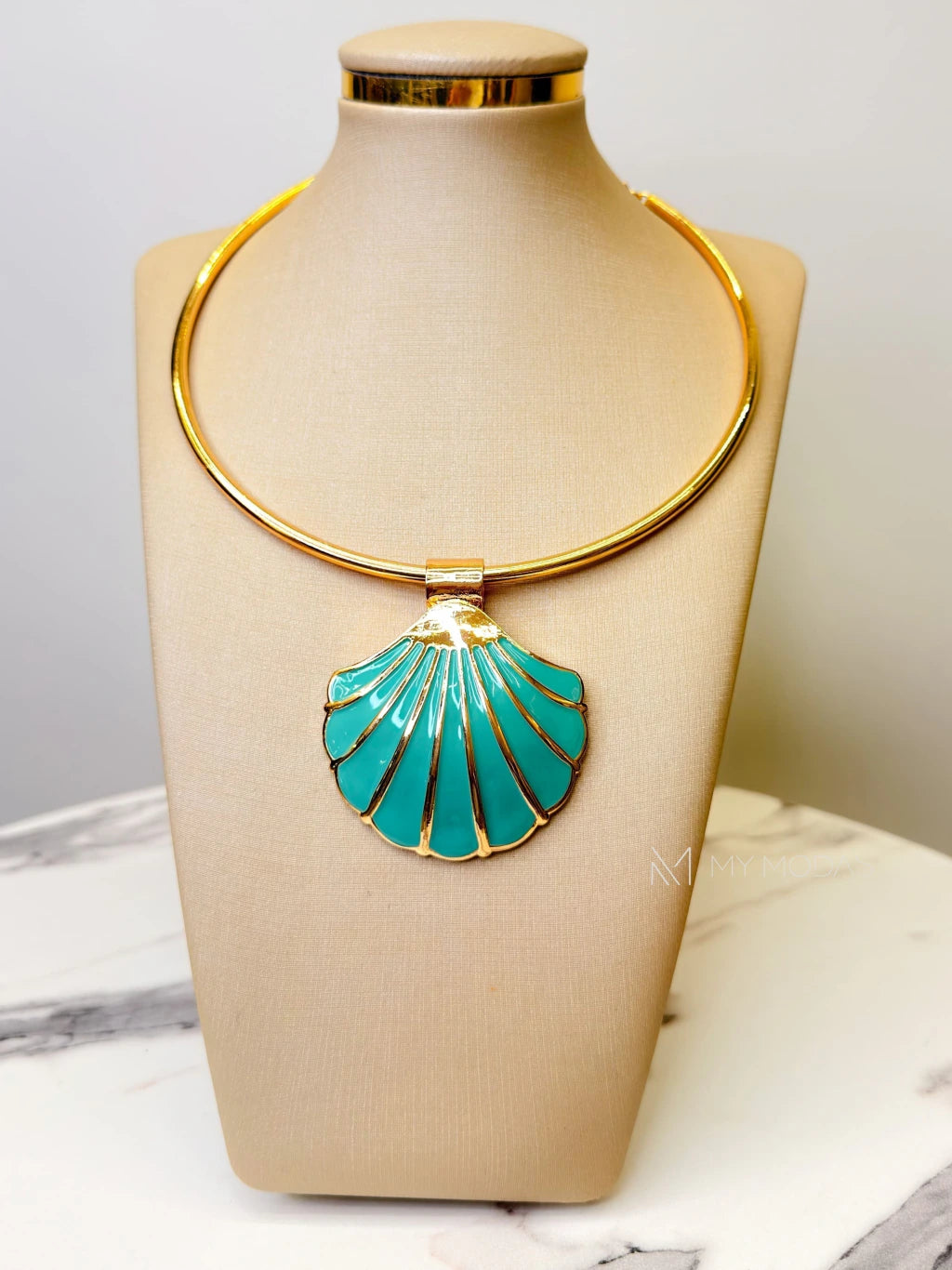 Colar Chocker concha