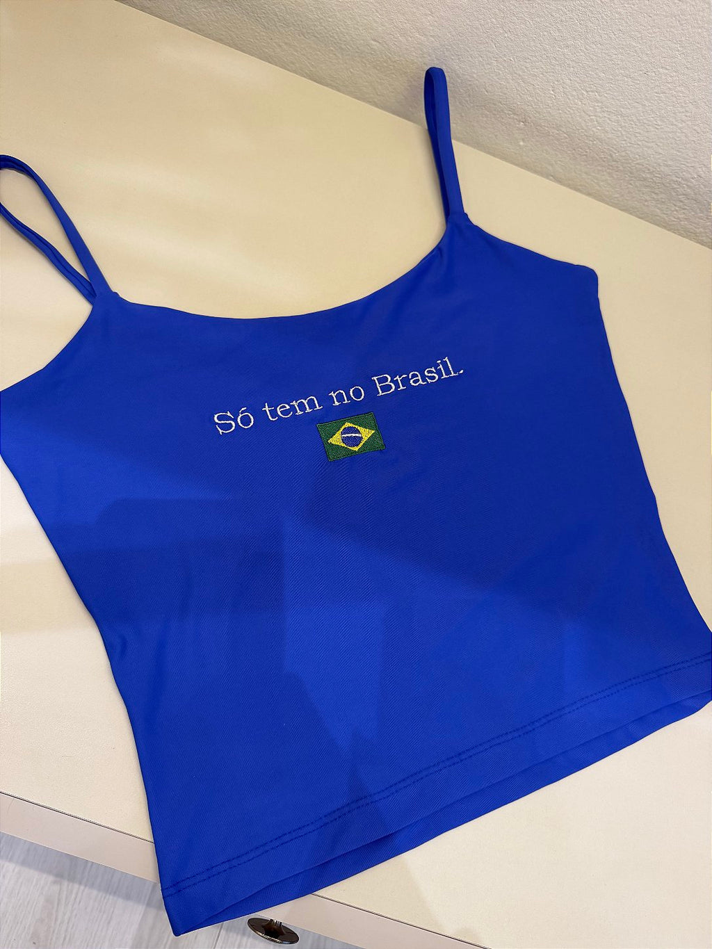 Blusa alcinha Brasileiríssima Azul