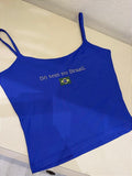 Blusa alcinha Brasileiríssima Azul