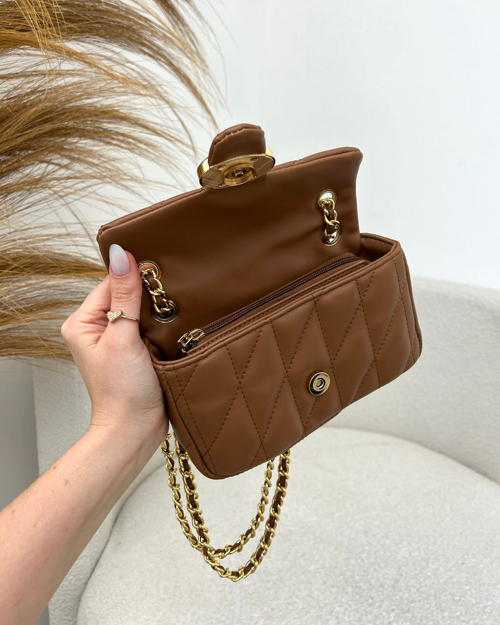 Bolsa Mania Essenza Marrom 134586