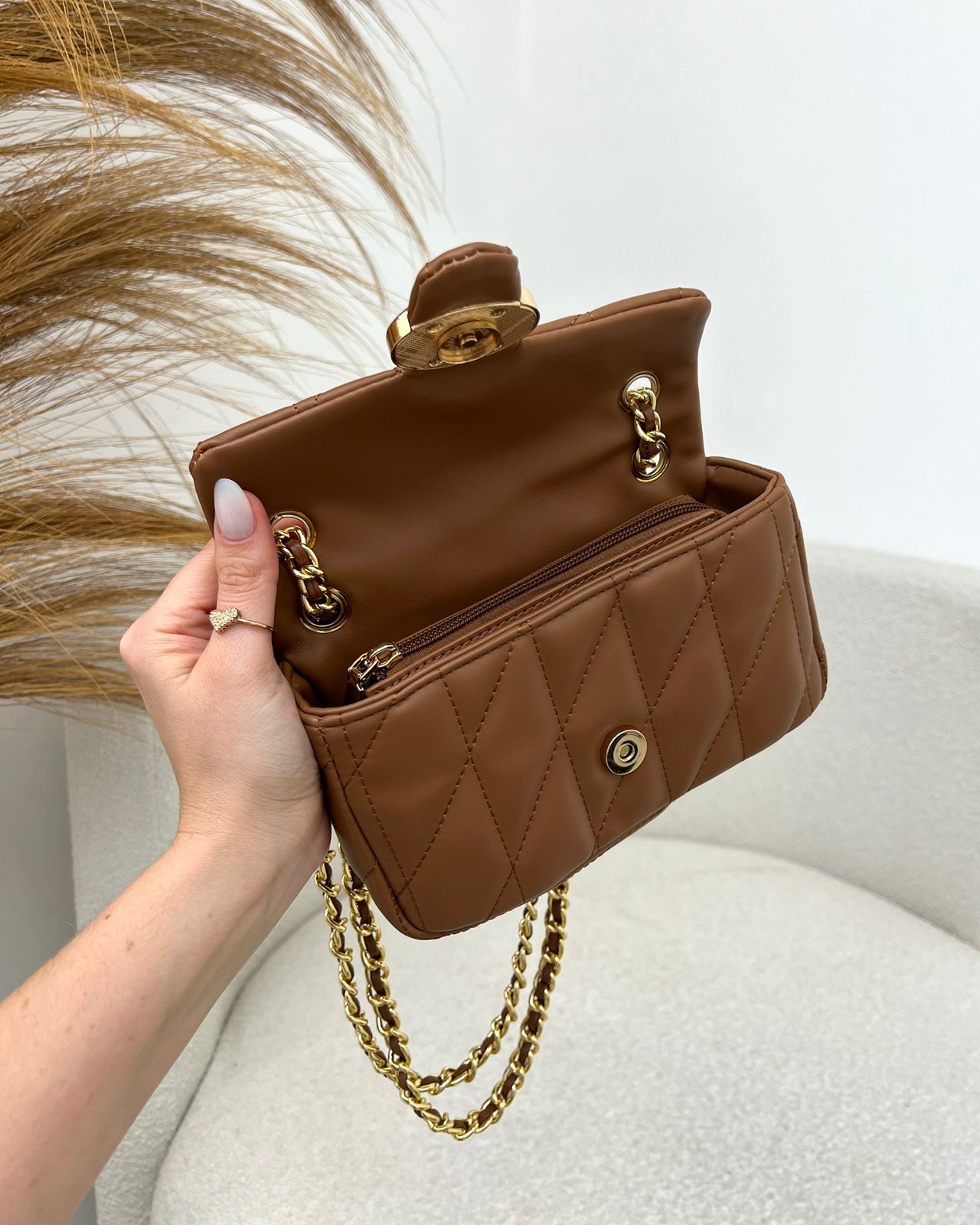 Bolsa Mania Essenza Marrom 134586