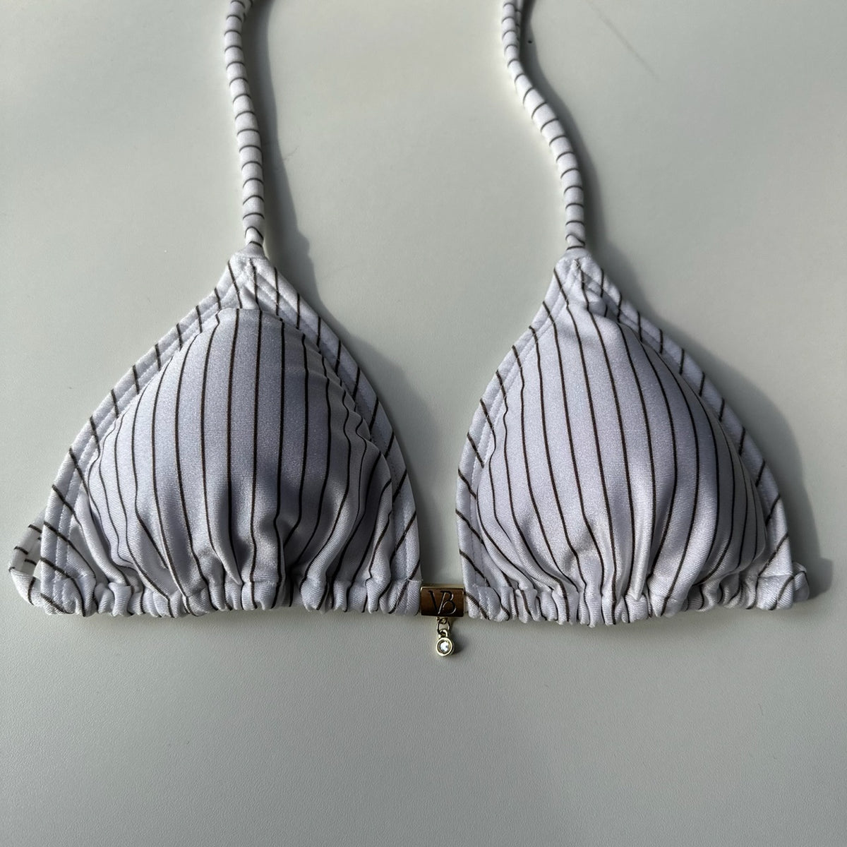 Cortininha Risca Giz Off white ( CALCINHA NÃO INCLUSO)
