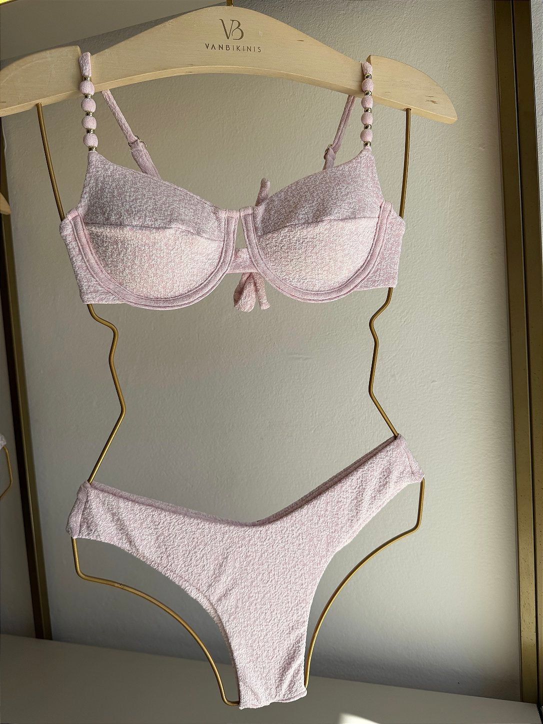 Meia Taça Algodão doce rosa(CALCINHA NÃO INCLUSO)