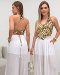 Cropped Briana Bege Escuro 119757