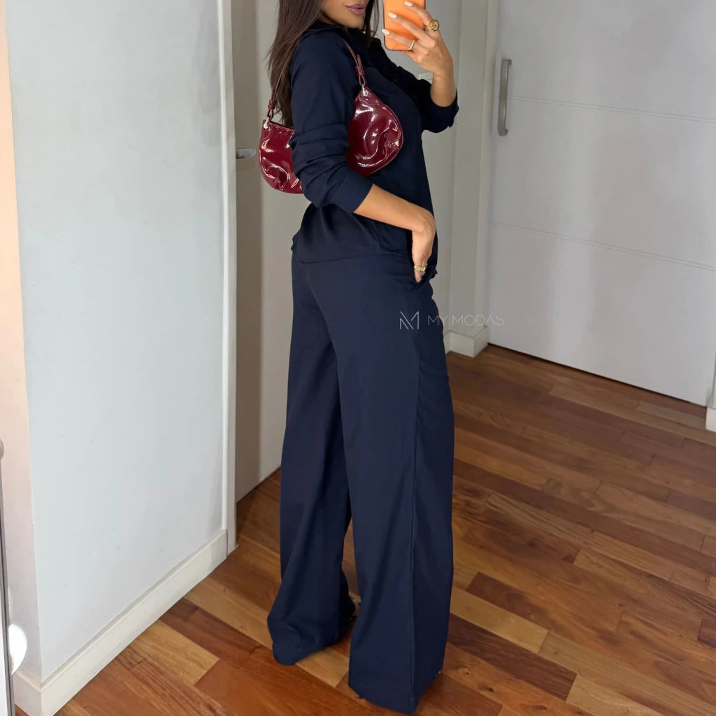 Conjunto camisa e calça linho